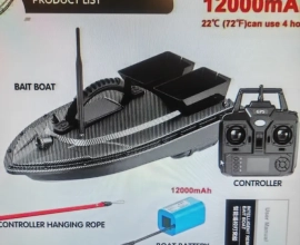 قارب لاسلكي لرمي طعم صيد السمك 150 متر