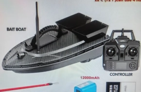 قارب لاسلكي لرمي طعم صيد السمك 150 متر