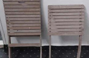 كرسي خشبي فاخر قابل للفصل والتركيب